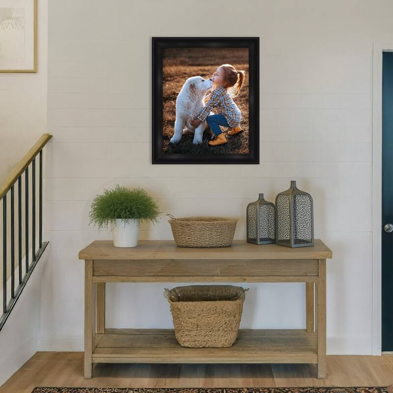 Grand Black Narrow Framed Picture Frame, Photo Frame