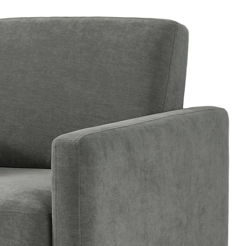 Modern Upholstered Swivel Accent Armchair Set of 2