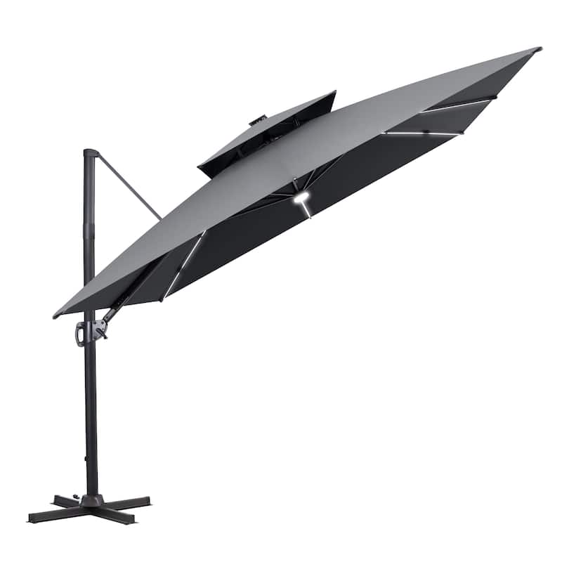 9 ft auto tilt aluminum patio umbrella costco 9 Ft Auto Tilt Aluminum Patio Umbrella
