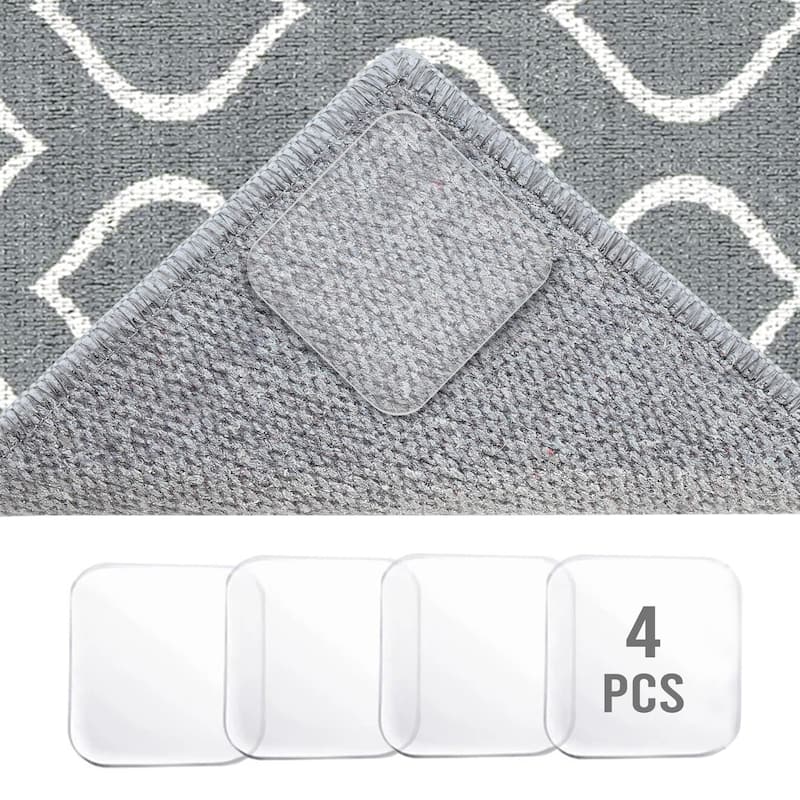 Sussexhome Heavy Duty Ultra Thin Non Slip Washable Cotton Indoor Rug - 2' x 3'