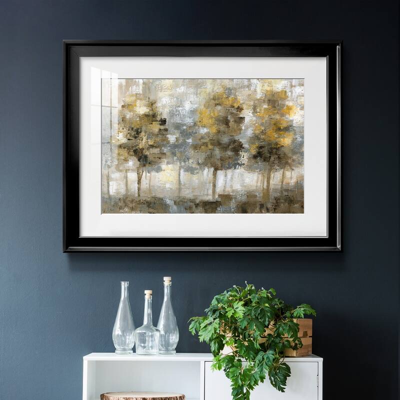 Linen Trees Premium Framed Print - Ready to Hang