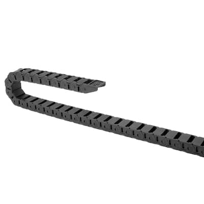 Drag Chain Cable Carrier Open Type with End Connectors R38 18X25mm 1.5M