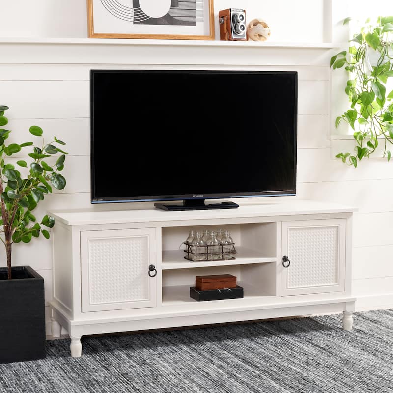 SAFAVIEH Haines 2 Door 1 Shelf Media Stand - 47" W x 16" D x 20" H
