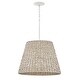 preview thumbnail 5 of 9, Hinkley Lighting 43224 Seabrook 24" Wide Pendant with Woven Seagrass