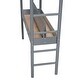 preview thumbnail 15 of 15, Full Size Loft Bed with Convertible Desk, Storage Shelf & 4 Drawers, Teddy Fleece Wood Bed Frame with Full-Length Guardrail