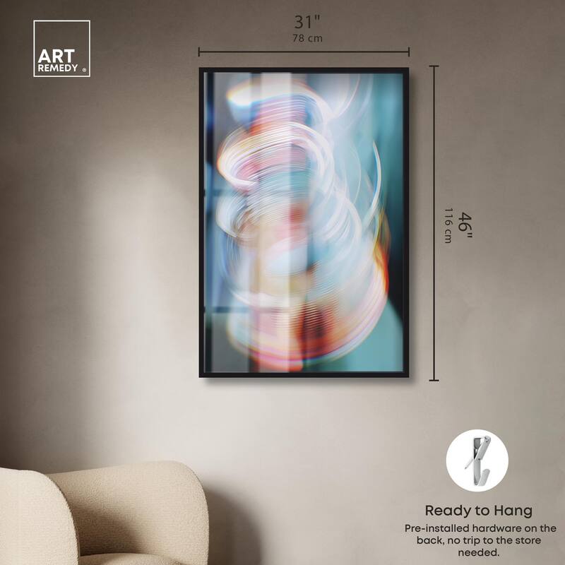 Swirling Light II Shadowbox by Art Remedy