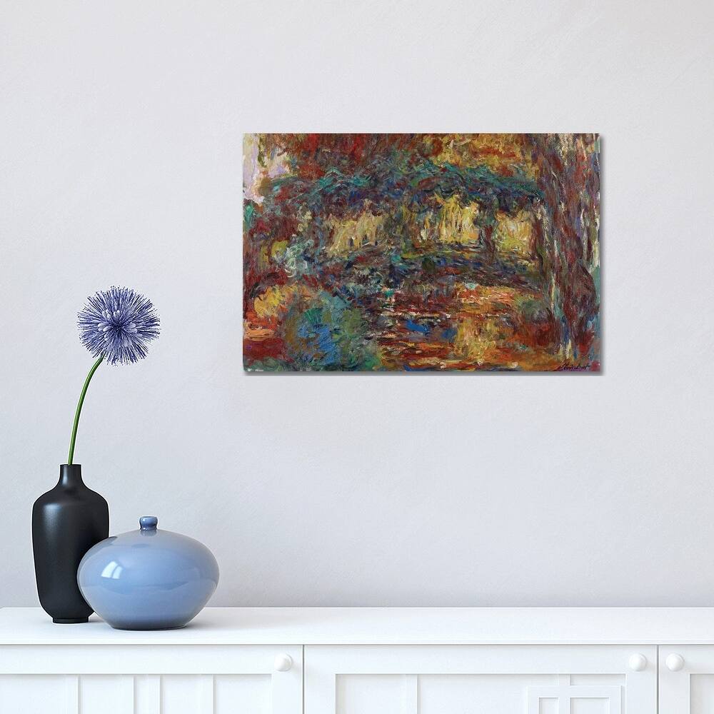 iCanvas "The Japanese Bridge, c.1923-25 " by Claude Monet Canvas Print