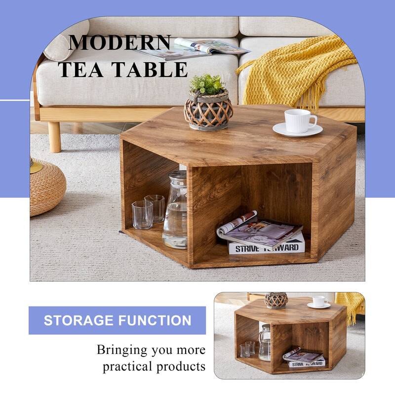 Modern Hexagonal Coffee Table