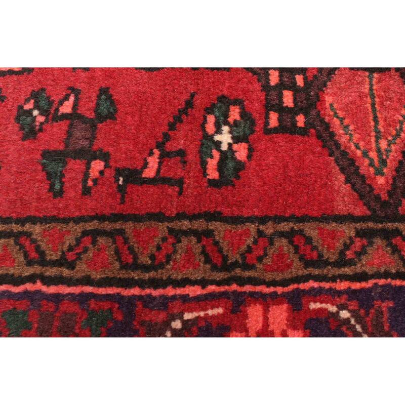 ECARPETGALLERY Hand-knotted Andelz Navy Wool Rug - 3'11 x 6'10