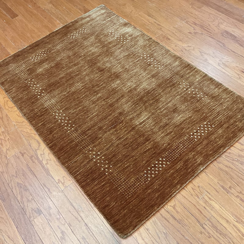 HERAT ORIENTAL Handmade Modern Gabbeh Wool Rug - 3' x 5'