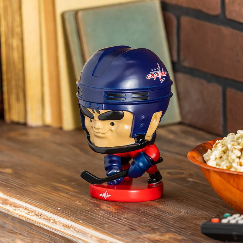 NHL Team Lil Big Head Resin Indoor/Outdoor Garden Desk Statue - Washington Capitals