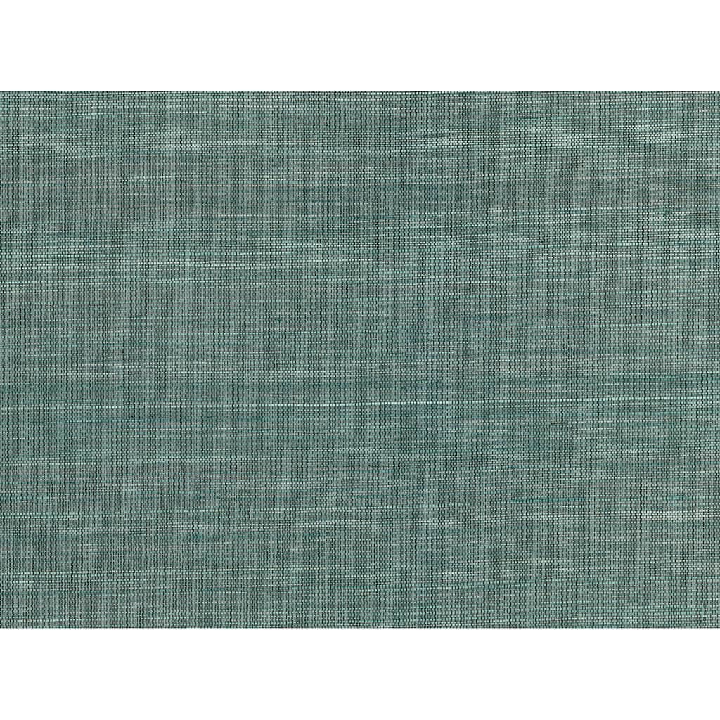 A-Street Prints Laem Teal Grasscloth Wallpaper
