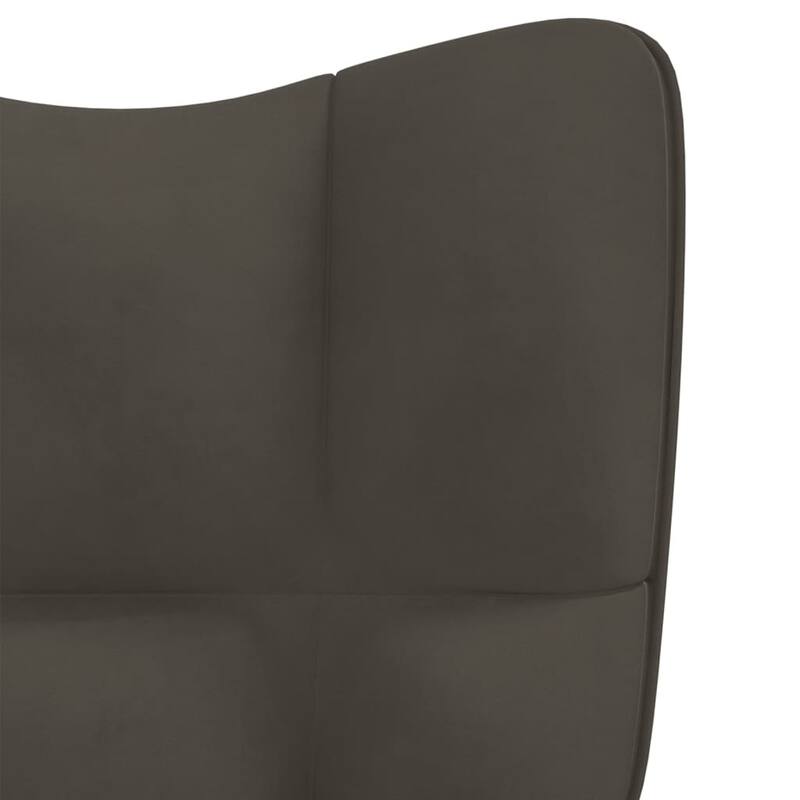 vidaXL Relaxing Chair multi colors Velvet