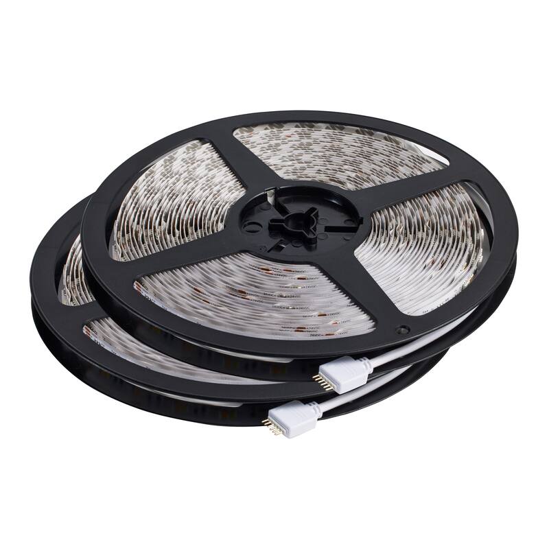 Dimension Pro Tape light strip 64 ft. Hi-Output RGB plus Tunable White J-Box connection Starfish IOT Capable IR Remote Included