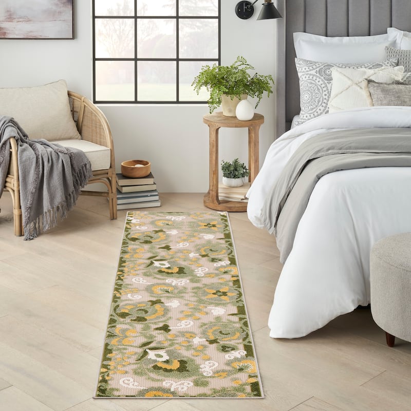 Nourison Aloha Indoor/Outdoor Floral Area Rug