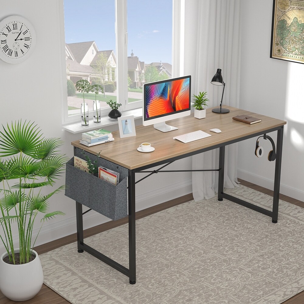 Details about   Writing Computer Desk Modern Sturdy Office Desk PC Laptop Notebook Study Table 
