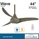 preview thumbnail 5 of 17, Minka Aire Light Wave 3 Blade 44 Inch Ceiling Fan With LED Light Kit