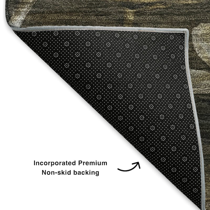 Premium Washable Super Soft Contemporary Floral Mayfield Rug