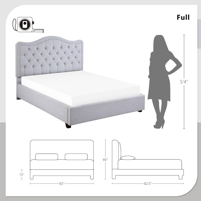 Terza Upholstered Platform Bed