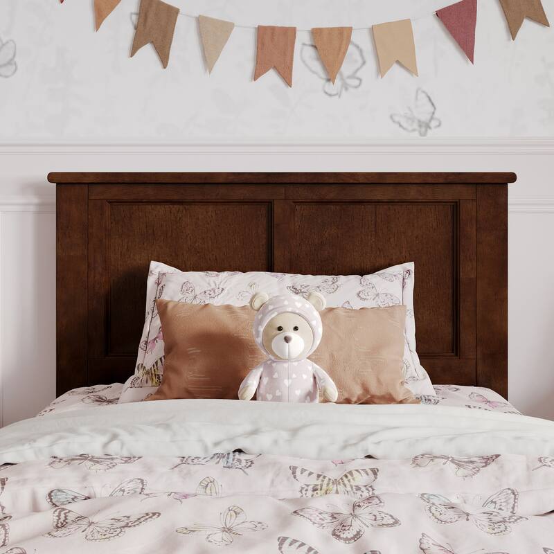 Felicity Platform Bed with Panel Footboard and Twin Trundle