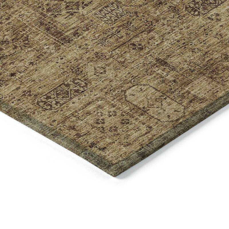 Machine Washable Indoor/ Outdoor Chantille Vintage Traditional Rug