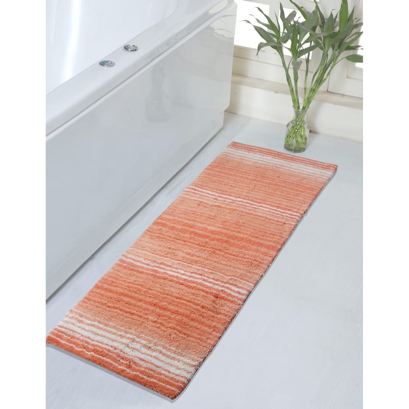 Gradiation Collection Absorbent Cotton Machine Washable Runner Rug