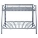 preview thumbnail 7 of 7, Silver Full XL over Queen Bunk Bed for Kids Bedroom, Heavy-Duty Metal Bunk Beds Frame with 2 Ladders & Guardrails, Noise Reduced