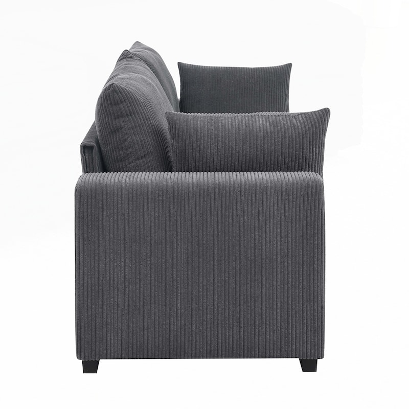 Coastal Haven Corduroy Sofa - 2 Seat