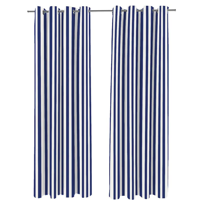 54" x 84" Grommet Semi-Sheer Outdoor Curtain Panel