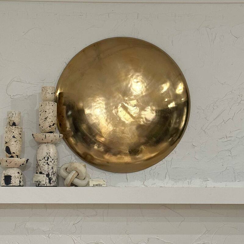 Uttermost 03504 Bombay 32" Tall Aluminum Abstract Wall Art - Gold