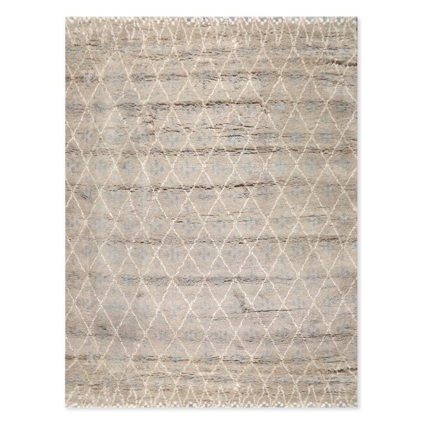Shop Hand Woven Reversible Restoration Hardware Type Beige,Gray Flatpile Area Rug Wool ...