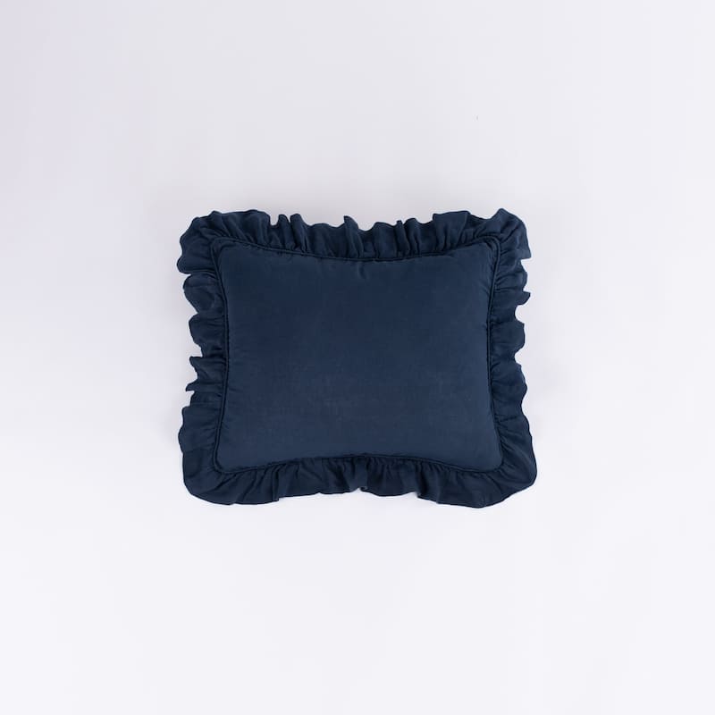 Basillo, Linen, Ruffled, Sham