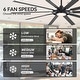 preview thumbnail 30 of 37, 72"/80" Large Windmill Ceiling Fan with Light and Remote(10 Reversible Blades)