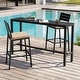 preview thumbnail 69 of 131, Crestlive Products Patio Outdoor Rectangle Bar Table Combinable Pub Table