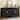 Coffee Table Wood Grain Console Table Large Storage Cabinet with Four Doors for Entryway, Hallway, Living Room