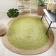 preview thumbnail 14 of 125, SAFAVIEH Handmade Natural Fiber Charlyne Bordered Round Jute Rug