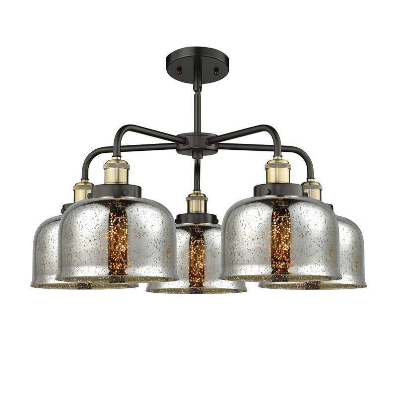 Innovations Lighting Bell - 5 Light 26" Stem Hung Chandelier