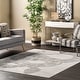 preview thumbnail 23 of 29, Nuloom Leopold Serpent Area Rug 4' x 6' - Light Grey - Rectangle
