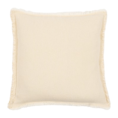 KAF Home Lurex Garment Washed Flange/Feather Filled Decorative Pillow, 20" x 20"