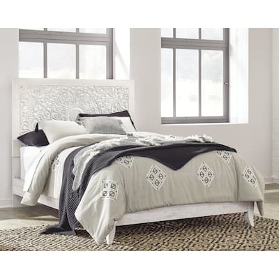 Signature Design by Ashley Paxberry White Queen Panel Bed