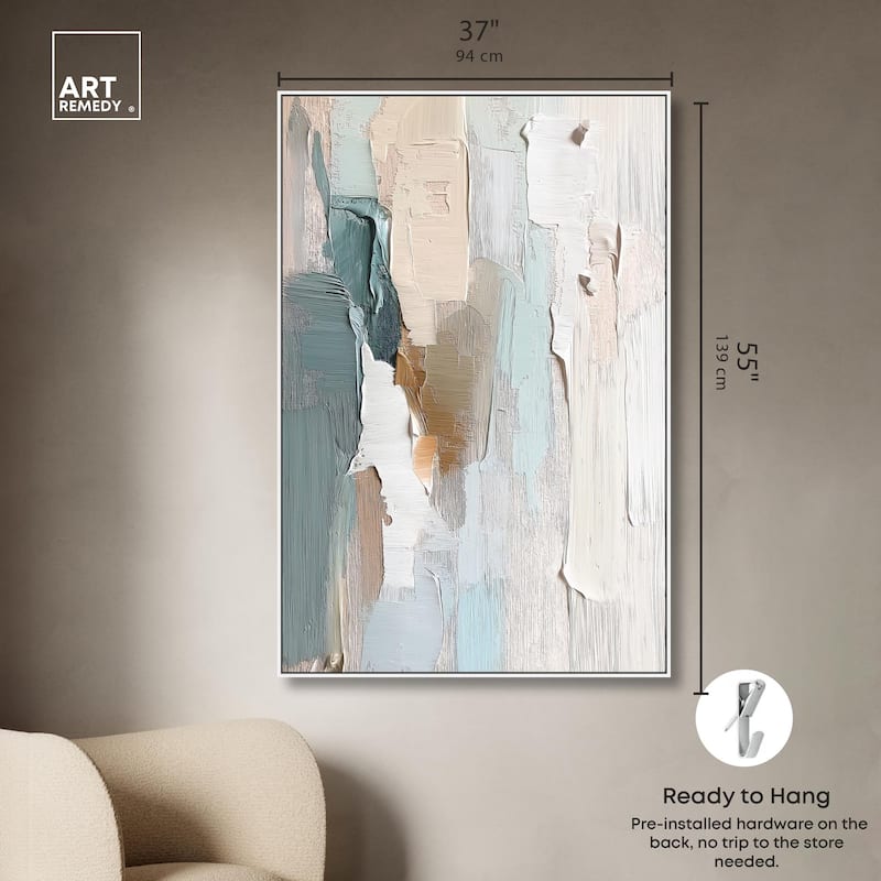 Impasto Intervals I Canvas by Art Remedy