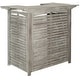 preview thumbnail 7 of 10, SAFAVIEH Monterey Grey Wash Acacia Bar Table - 27.2" x W 46.1" D x 42.1" H