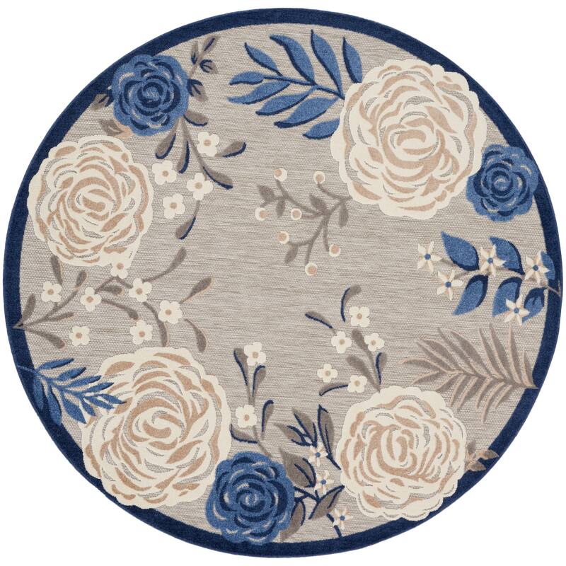 Nourison Aloha Indoor/Outdoor Floral Area Rug