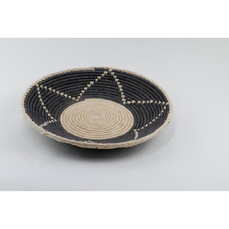 Hand Woven Palm Wall Decor Basket
