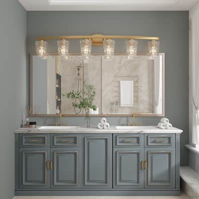 Acroma Modern Bathroom Vanity Light Art Glass Wall Sconce