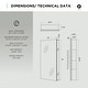 preview thumbnail 62 of 89, Bathroom Medicine Cabinet, Aluminum, Recessed/Surface Mount, Right/Left Hinged, Mirrored Interior