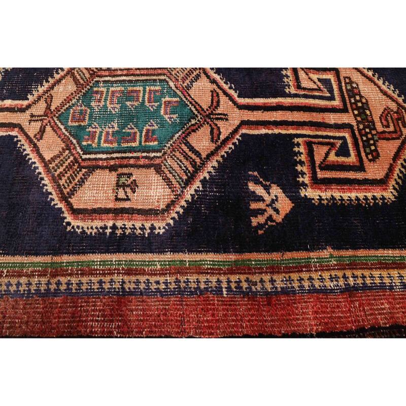 ECARPETGALLERY Hand-knotted Konya Anatolian Dark Navy Wool Rug - 4'6 x 8'7