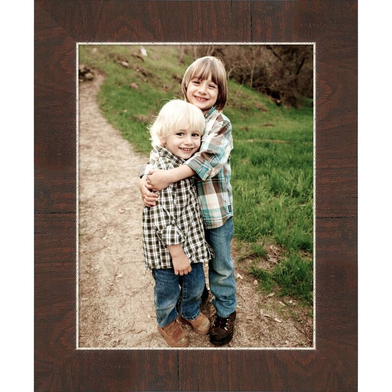 Wildwood Brown Narrow Framed Picture Frame, Photo Frame - 11x14