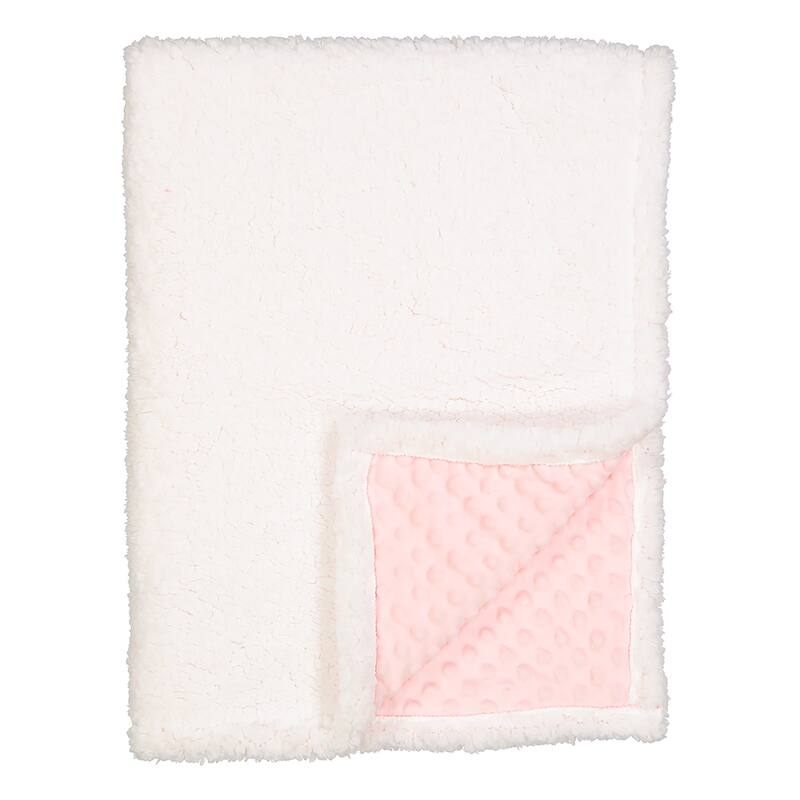 Popcorn Sherpa Baby Blanket