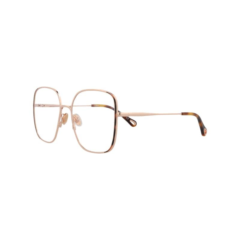 Chloé Square-Frame Metal Optical Frames